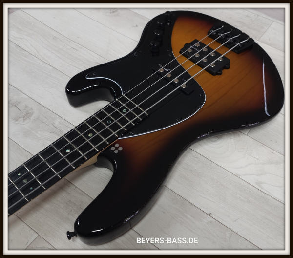 Preview: Sandberg California II TM4 Ebony, 3-Tone Sunburst Highgloss